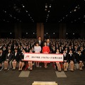 武井咲、新入社員約1000人の入社式にサプライズ登場！「夢に向かってがんばってください」