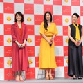 資生堂新CMに出演する、杏、石田ゆり子、篠原涼子、樋口可南子、宮沢りえ（撮影：non）