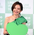 LINEグリーンウィークキャンペーン発表会に登場したベッキー