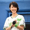 剛力彩芽、始球式でリベンジ狙うも悔しさをにじませる「40点くらい」