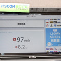 従来の光ハイブリッドにおける下り160Mbps回線では、下り最速97Mbps。これでも十分速いが、2ギガコースとの間には大きな違いが