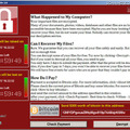 WannaCry が身代金を要求する画面