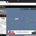 ANAの機内Wi-Fiでフライトレーダー24を試す