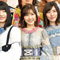AKB48の横山由依、渡辺麻友、松井珠理奈