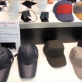 見た目は普通の帽子。同社はもともと、帽子などを取り扱うファッションメーカーだったという