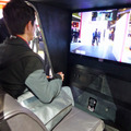 車内の4Kディスプレイに、超高感度イメージセンサーの映像を表示。自動運転が可能になれば、このディスプレイで映画鑑賞したり、ゲームを楽しむことも