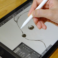 新しいiPadもApple Pencilの感度が上々。今回は輪郭線が少し硬質なタッチに仕上がった
