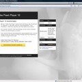 ニセのFlash Player 10のページ