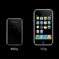 iPhone 3G本体と充電ボックス外観