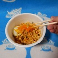 卵はしっかり崩す！