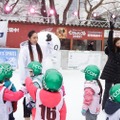 安藤美姫、第70回さっぽろ雪まつりでスケート教室を開催