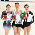 紀平梨花、坂本花織、宮原知子（ｃ）Getty Images