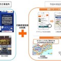 スマートフォンを活用した工事情報の提供に向けた実証実験の概要