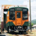 天竜二俣駅：「洗って！回って！列車でGO！」洗車中