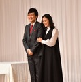 山里亮太＆蒼井優の結婚報告記者会見【写真：竹内みちまろ】