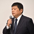 藤原副社長／吉本興業・岡本昭彦社長記者会見【写真：竹内みちまろ】