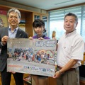 SKE48・井上瑠夏、熊本県庁を表敬訪問！「熊本いきなり団子」100個販売のお手伝いも