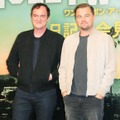 レオナルド・ディカプリオ、クエンティン・タランティーノ監督【撮影：小宮山あきの】