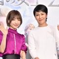 神田沙也加、松たか子【写真：竹内みちまろ】