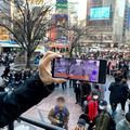 渋谷ハチ公前に5G基地局が出現！「au 5G」が拡張体験を提供