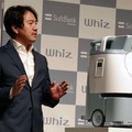 新キャンペーンとTVCMをスタートさせると発表するソフトバンクロボティクスのCEO富沢文秀氏