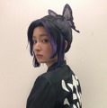 吉川愛の『鬼滅の刃』胡蝶しのぶコスプレにファン歓喜！