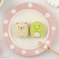 「すみっコぐらし」しろくま＆ぺんぎん？が和菓子に