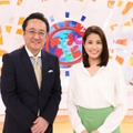 （左から）三宅正治（フジテレビアナウンサー）、永島優美（フジテレビアナウンサー）（C）フジテレビ