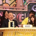 火９チーム（前列左から）高橋克実、真木よう子（後列左から）山田裕貴、土田晃之（C）フジテレビ