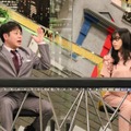 左から）井上裕介、森七菜　（C）フジテレビ