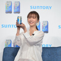 松本まりか、イベントの試飲でうっとり!「少し“お酔い”になってきたみたい…」