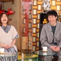 左から）大久保佳代子、川島明（麒麟）（C）フジテレビ