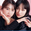 左から）石田亜佑美（モーニング娘。'21）、佐々木莉佳子（アンジュルム）　（c）小学館