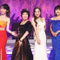 左から）サラ・オレイン、森山良子、平原綾香、新妻聖子（C）フジテレビ