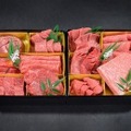 肉おせち二段重ね(横並び)