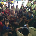 ボランティアで息子・礼夢君とフィリピンのろう学校を訪れたとき
