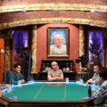 左から）王林、磯村勇斗、ノブ、松本人志、大悟、鈴木もぐら、田中律子（c）フジテレビ