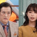 左から）大鶴義丹、宇垣美里（C）フジテレビ