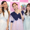 池田美優(みちょぱ)、藤田ニコル、越智ゆらの【撮影：浜瀬将樹】