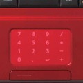 パッド上にテンキーが光って表示される