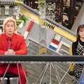 左から）カズレーザー（メイプル超合金）、恒松祐里（C）フジテレビ