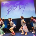 左から）白浜あや、高井千帆、内藤るな、青山菜花（撮影：笹森健一）