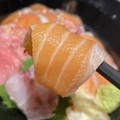 海鮮丼（撮影：渡邉）