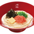 なか卯、博多明太子を使った「明太子クリームうどん」新発売！