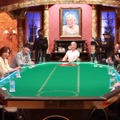左手前から時計回りに）ウエンツ瑛士、チャン･グンソク、川島明（麒麟）、松本人志、大悟’（千鳥）、あの、水川かたまり（空気階段）　（c）フジテレビ