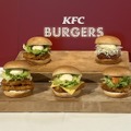 KFC BURGERS5種（撮影：渡邉）