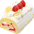「雪降る苺のプレミアムロールケーキ」