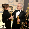 クリスティ・マコスコ・クリーガー、スティーブン・スピルバーグ(Photo by Michael Kovac/Getty Images for Moët and Chandon)