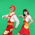 左から）つるの剛士、岸本理沙アナウンサー　（c）フジテレビ