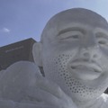 雪像　ラグビー選手　リーチマイケル（C）HBC北海道放送2020